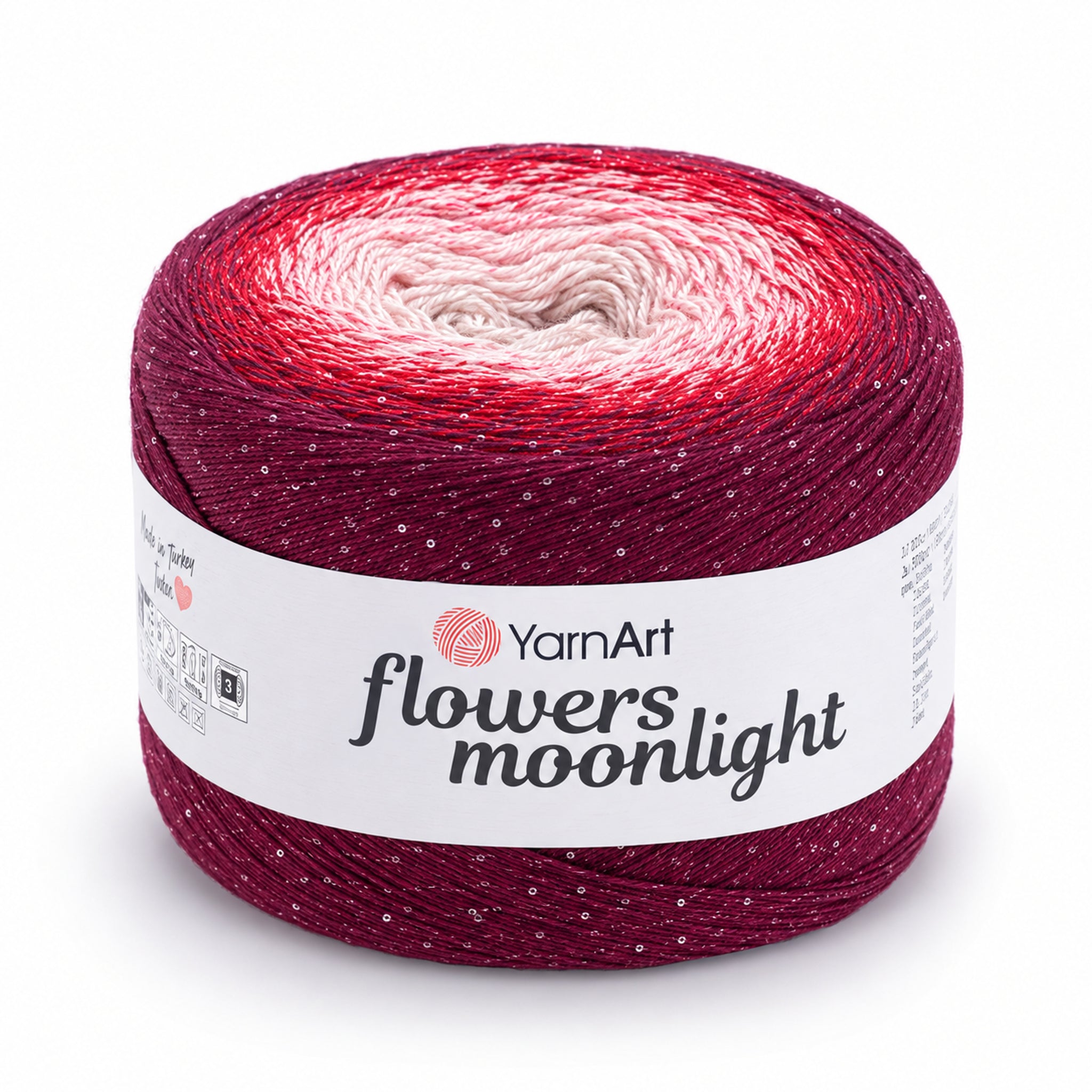 YarnArt Flowers Moonlight – Glitter Gradient Yarn | VILRITA