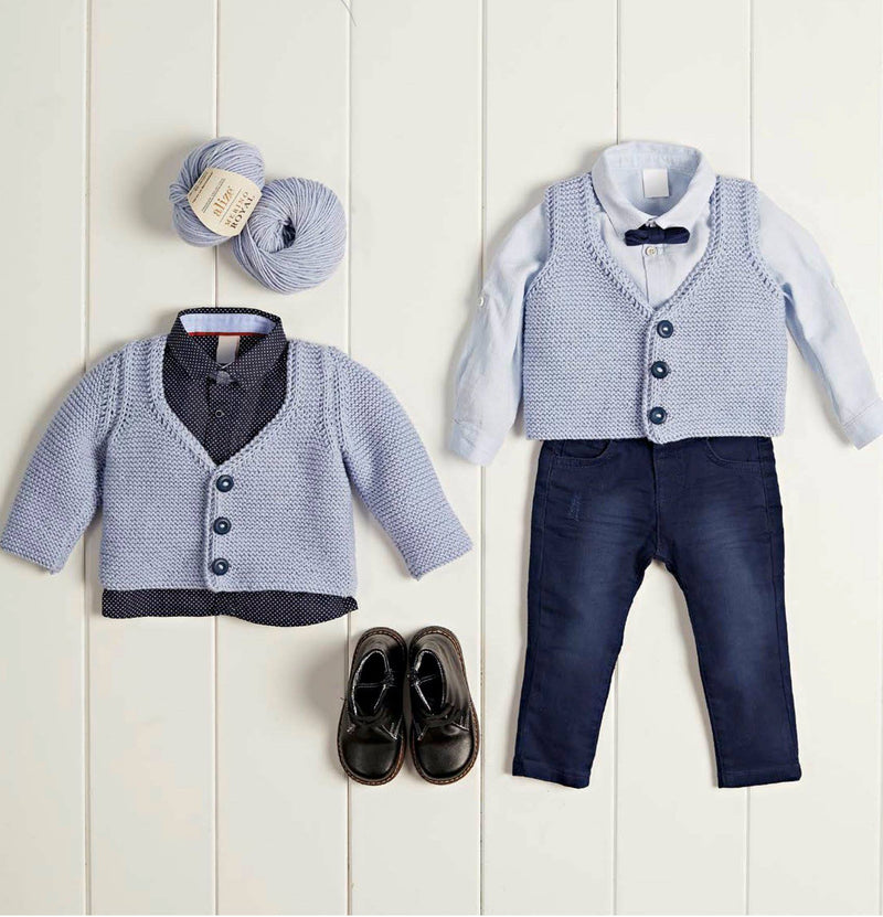 Baby Vest and Jacket Set Pattern