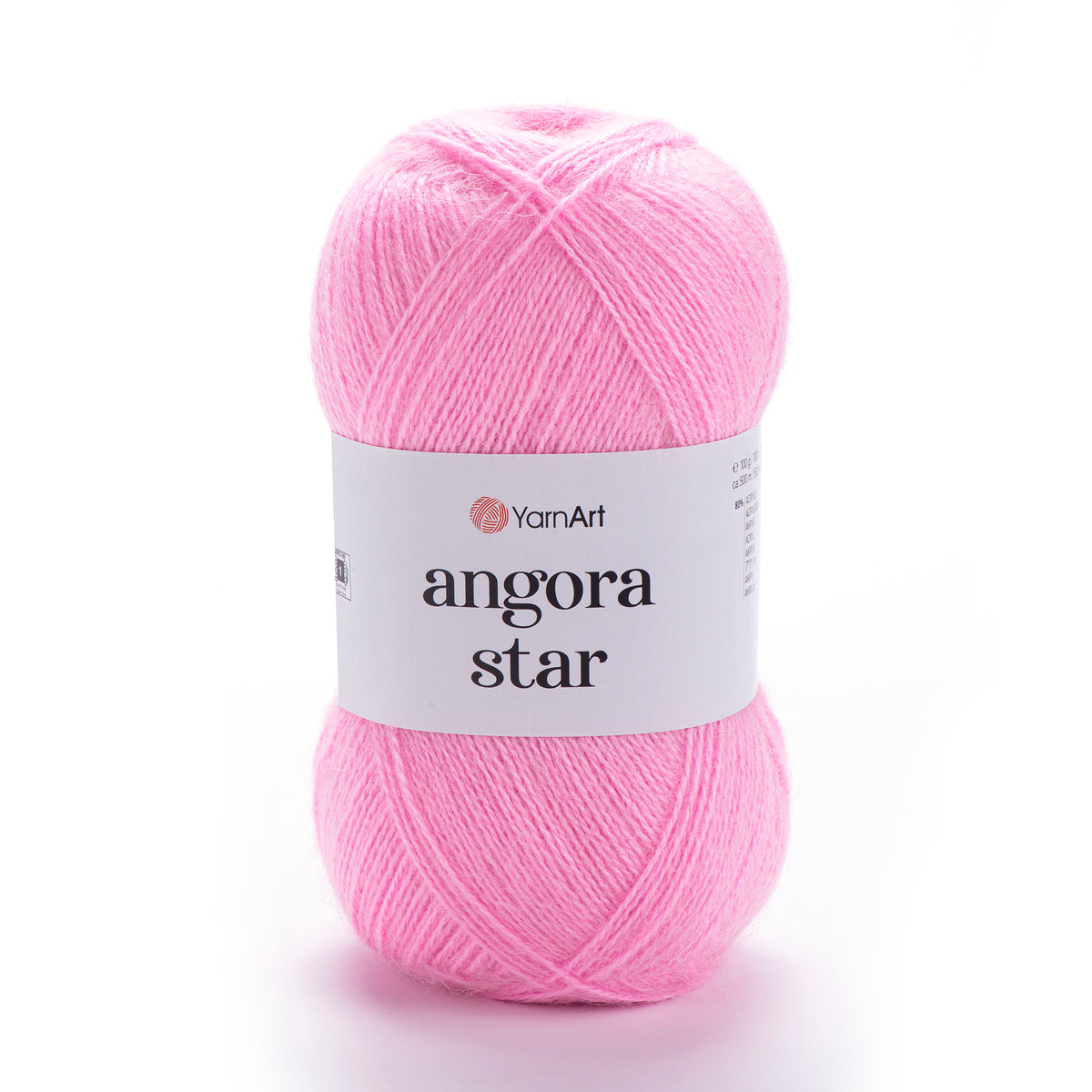 YarnArt Angora Star 10119 Rosa – filato soffice acrilico e lana