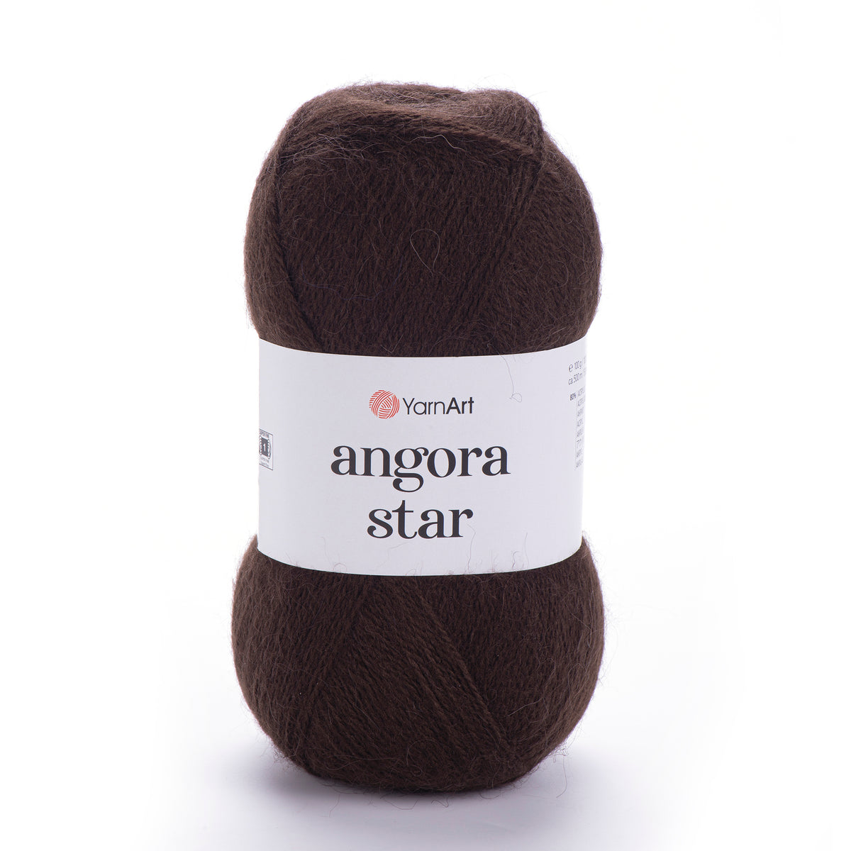 YarnArt Angora Star 116 Marrone scuro – filato soffice acrilico e lana