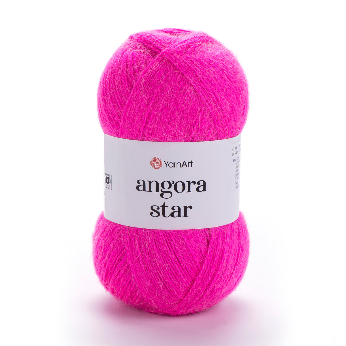 YarnArt Angora Star 174 Fucsia – filato soffice acrilico e lana