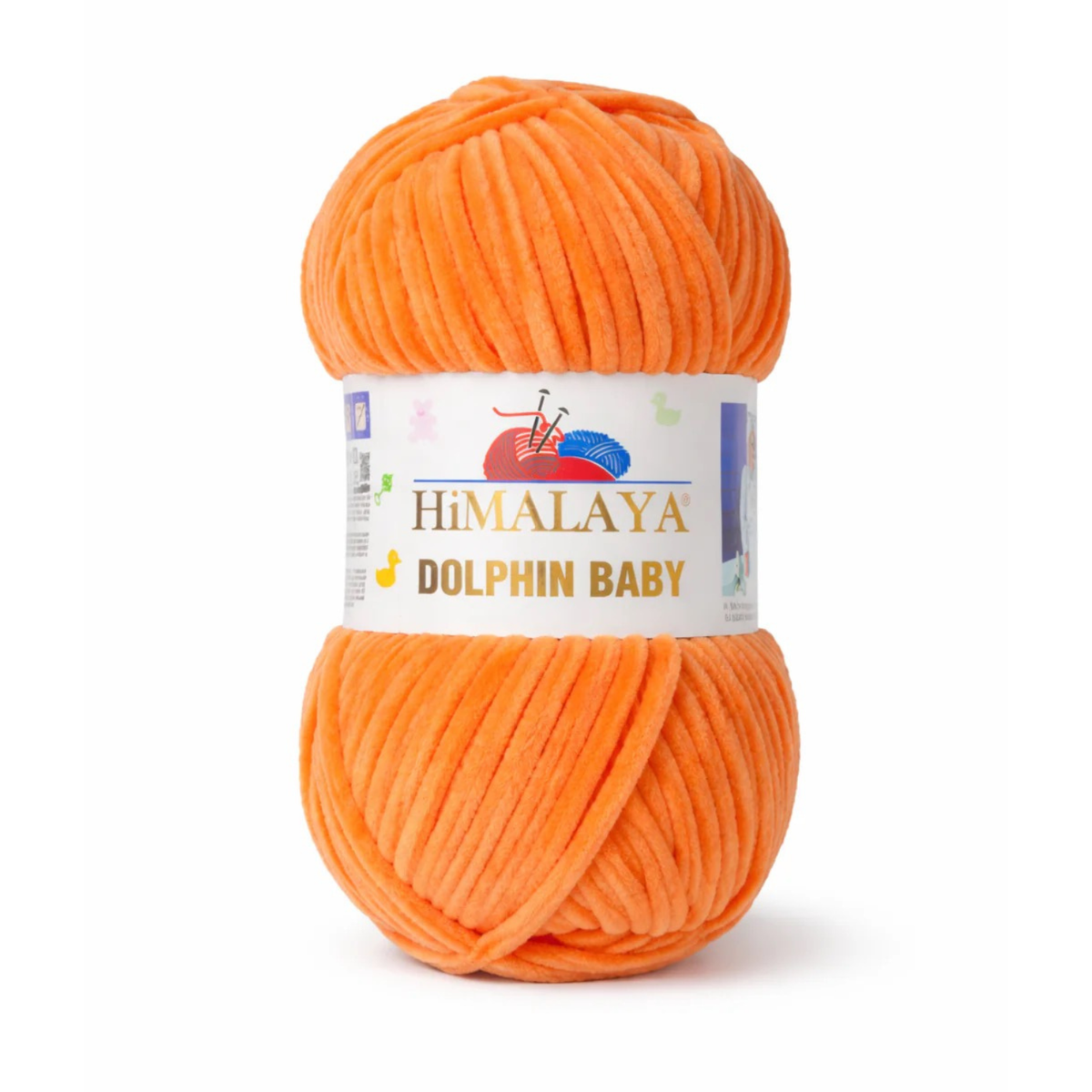 Himalaya Dolphin Baby 80316 Orange – plush chenille yarn