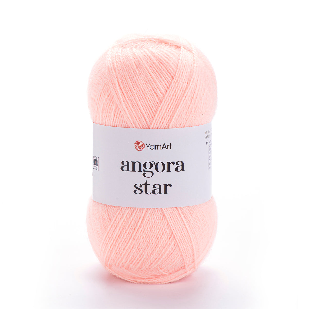 YarnArt Angora Star 204 Rosa cipria – filato soffice acrilico e lana