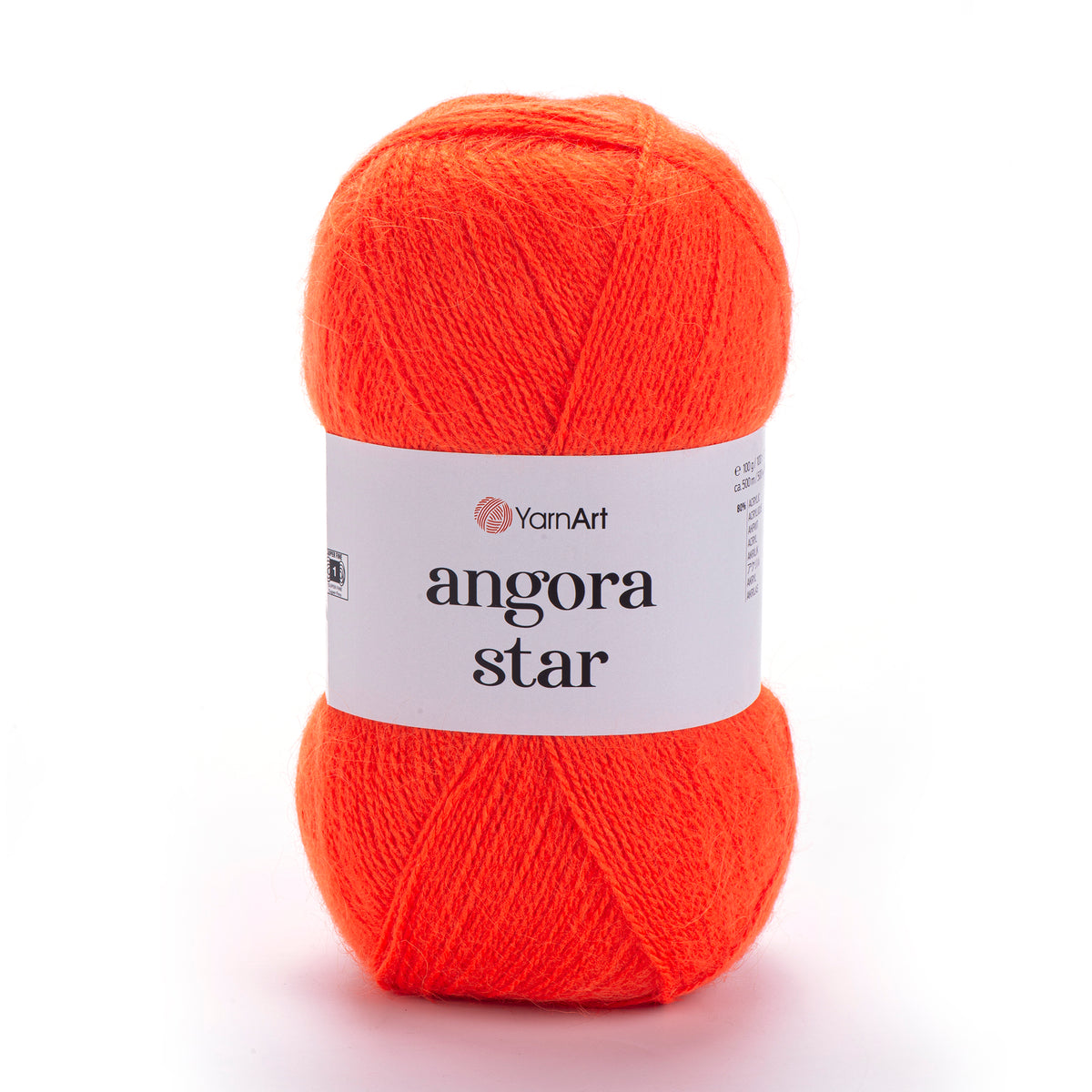 YarnArt Angora Star 206 Scarlatto – filato soffice acrilico e lana