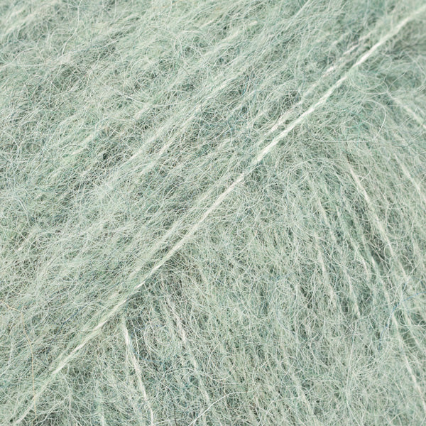 DROPS Brushed Alpaca Silk 21 Sage Green Mix