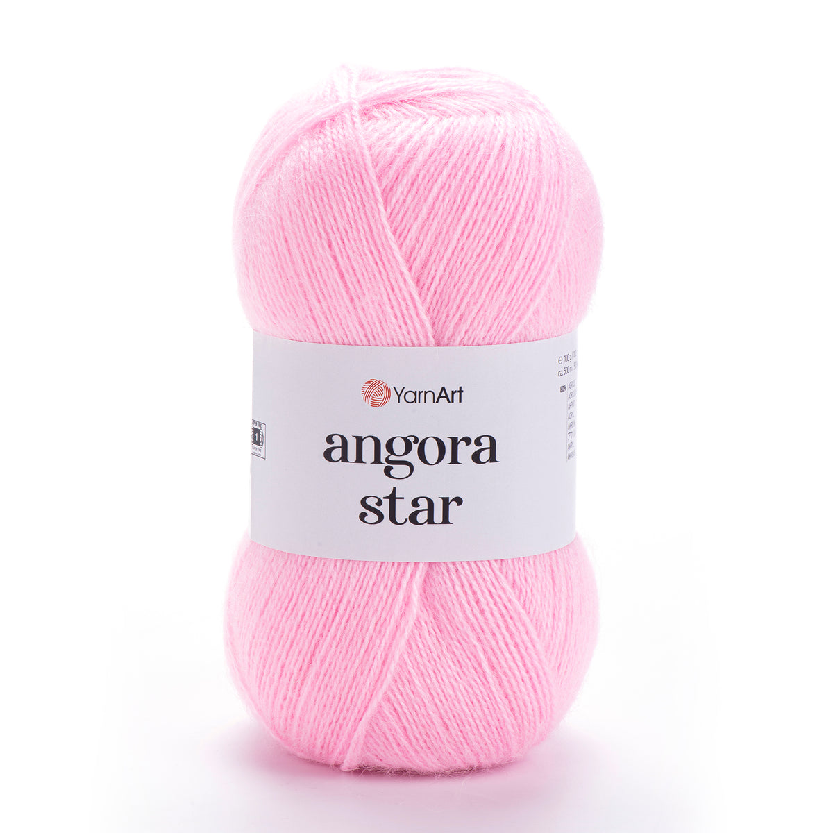 YarnArt Angora Star 217 Rosa confetto – filato soffice acrilico e lana