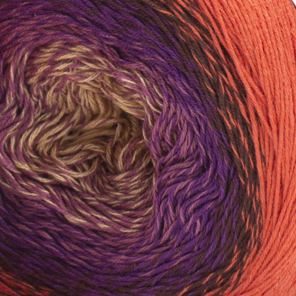 yarnart-flowers 295 Dark Red & Mocha