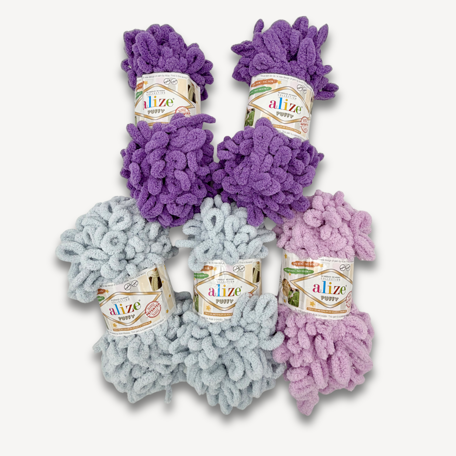 Alize Puffy Yarn Bundle (5 pcs.) (Copy)