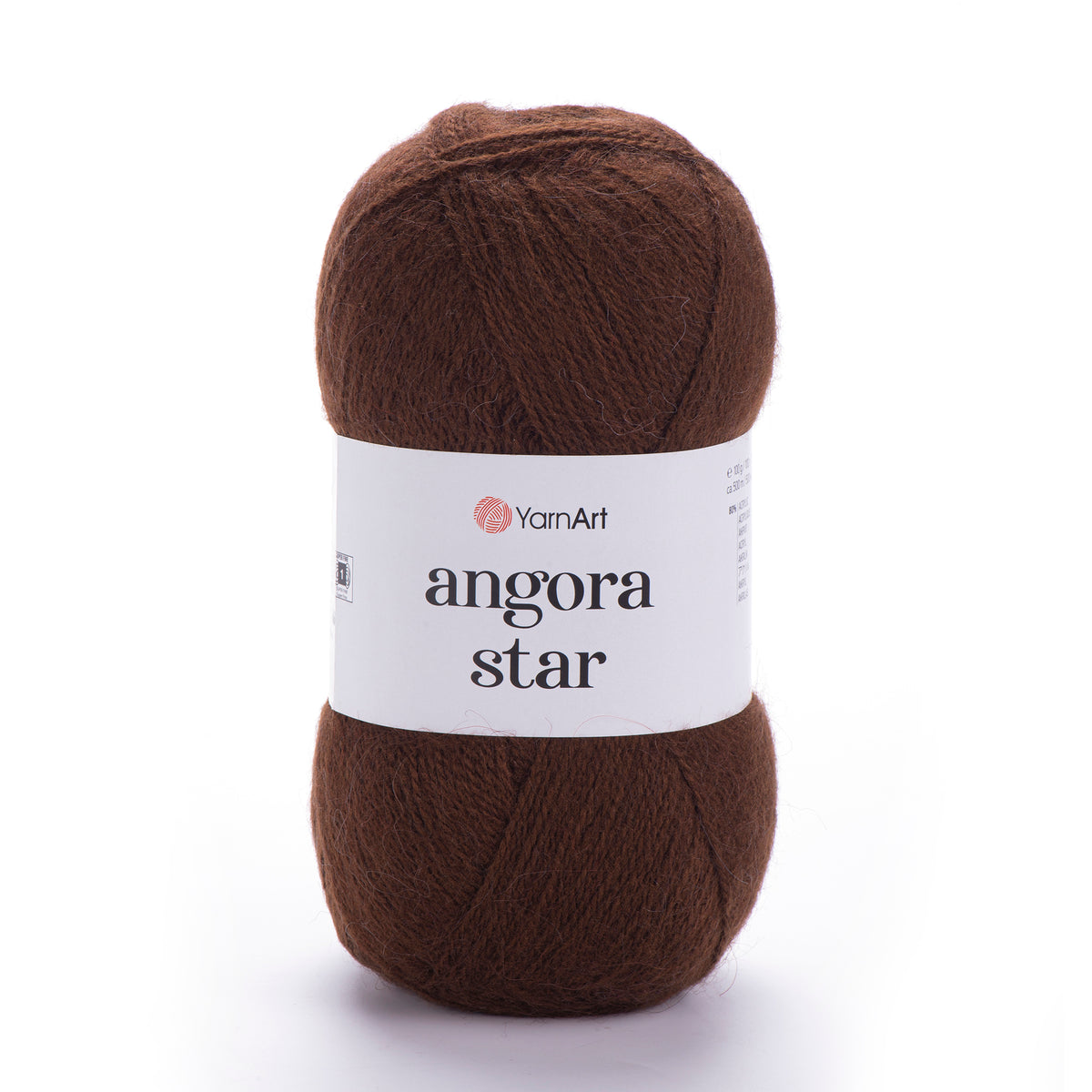 YarnArt Angora Star 3067 Marrone scuro – filato soffice acrilico e lana