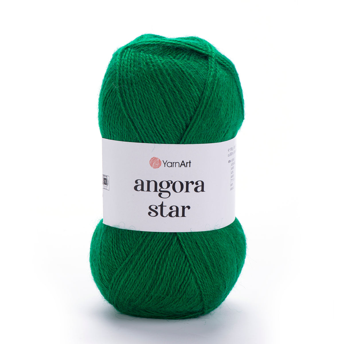 YarnArt Angora Star 338 Verde bottiglia – filato soffice acrilico e lana