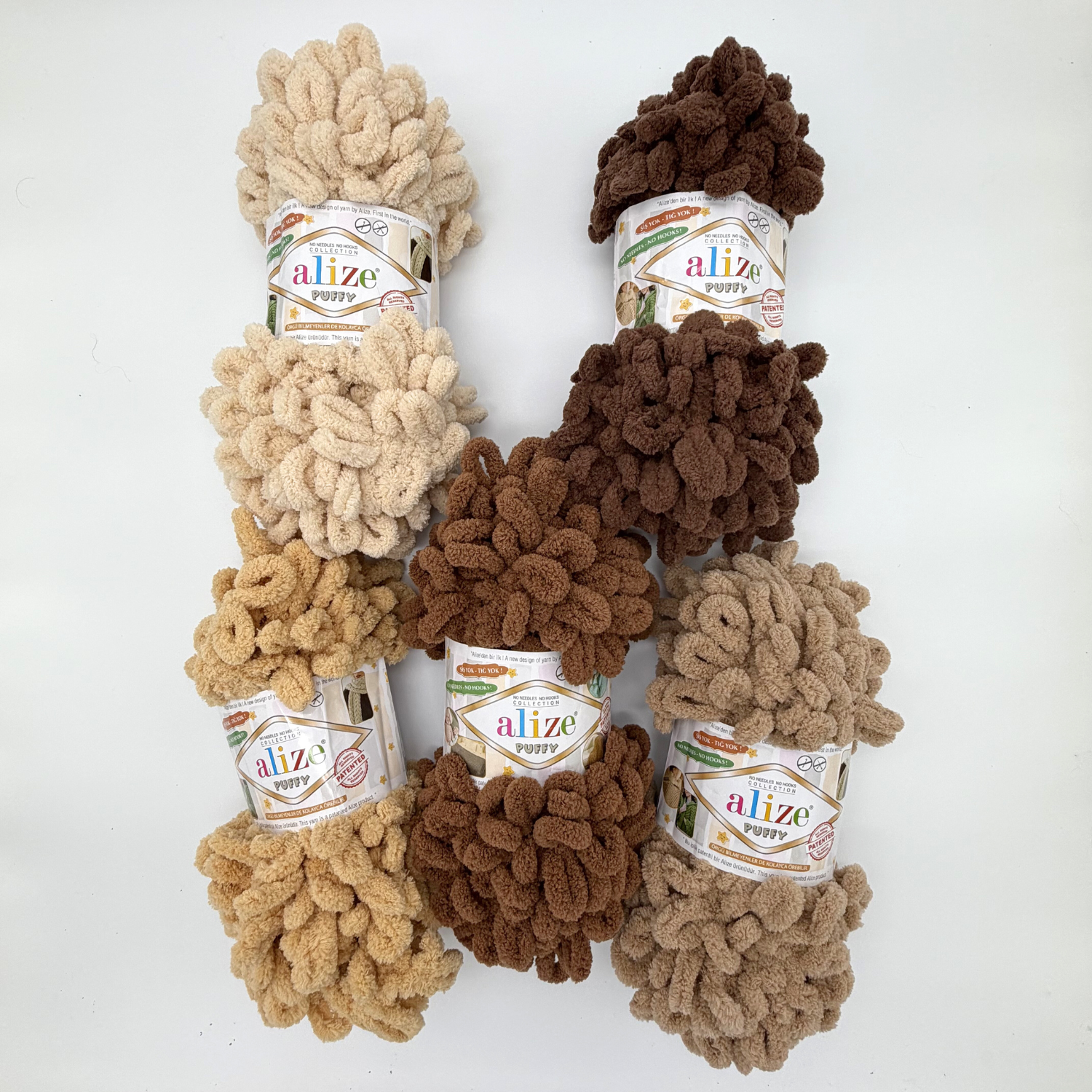 Alize Puffy Yarn Bundle (5 pcs.)