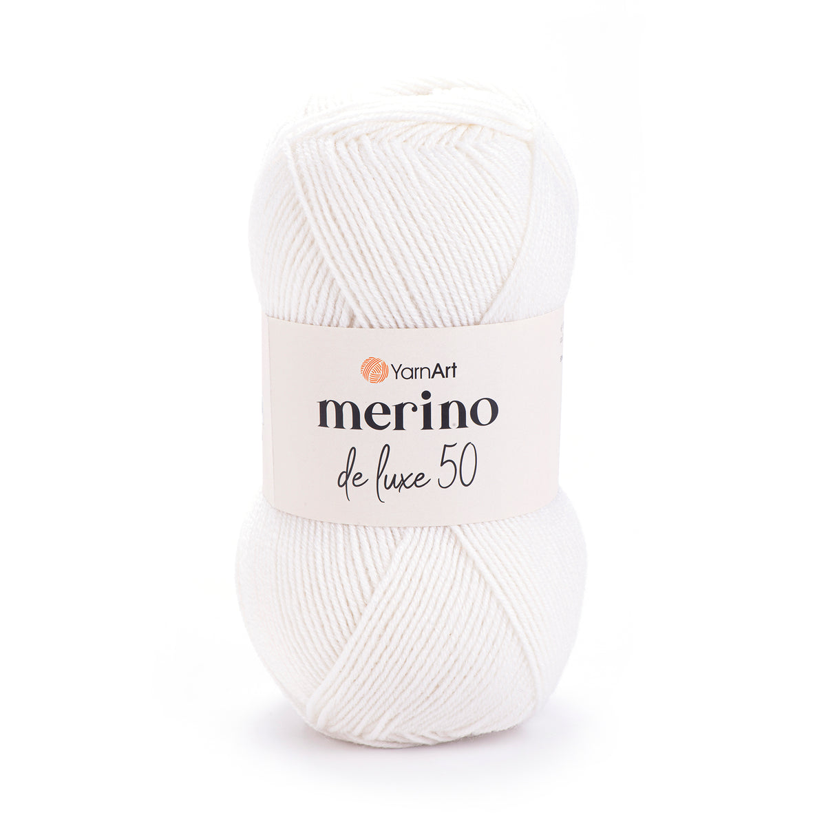 YarnArt Merino DeLuxe 50 501 Murtvalge – villa-akrüüllõng
