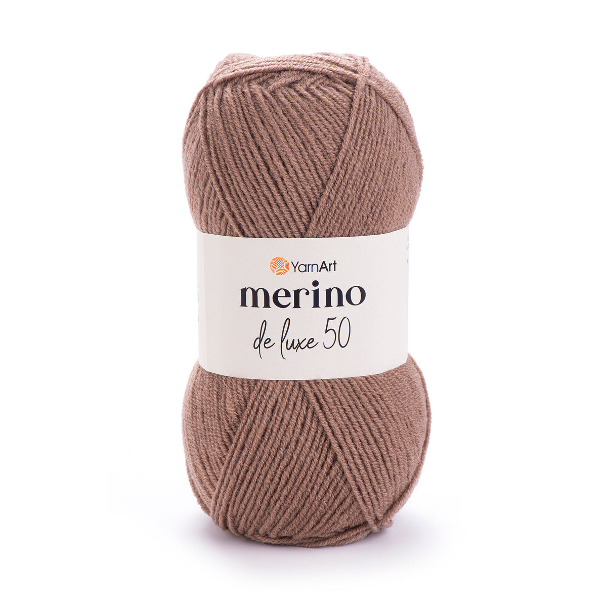 YarnArt Merino DeLuxe 50 514 Mokka – villa-akrüüllõng