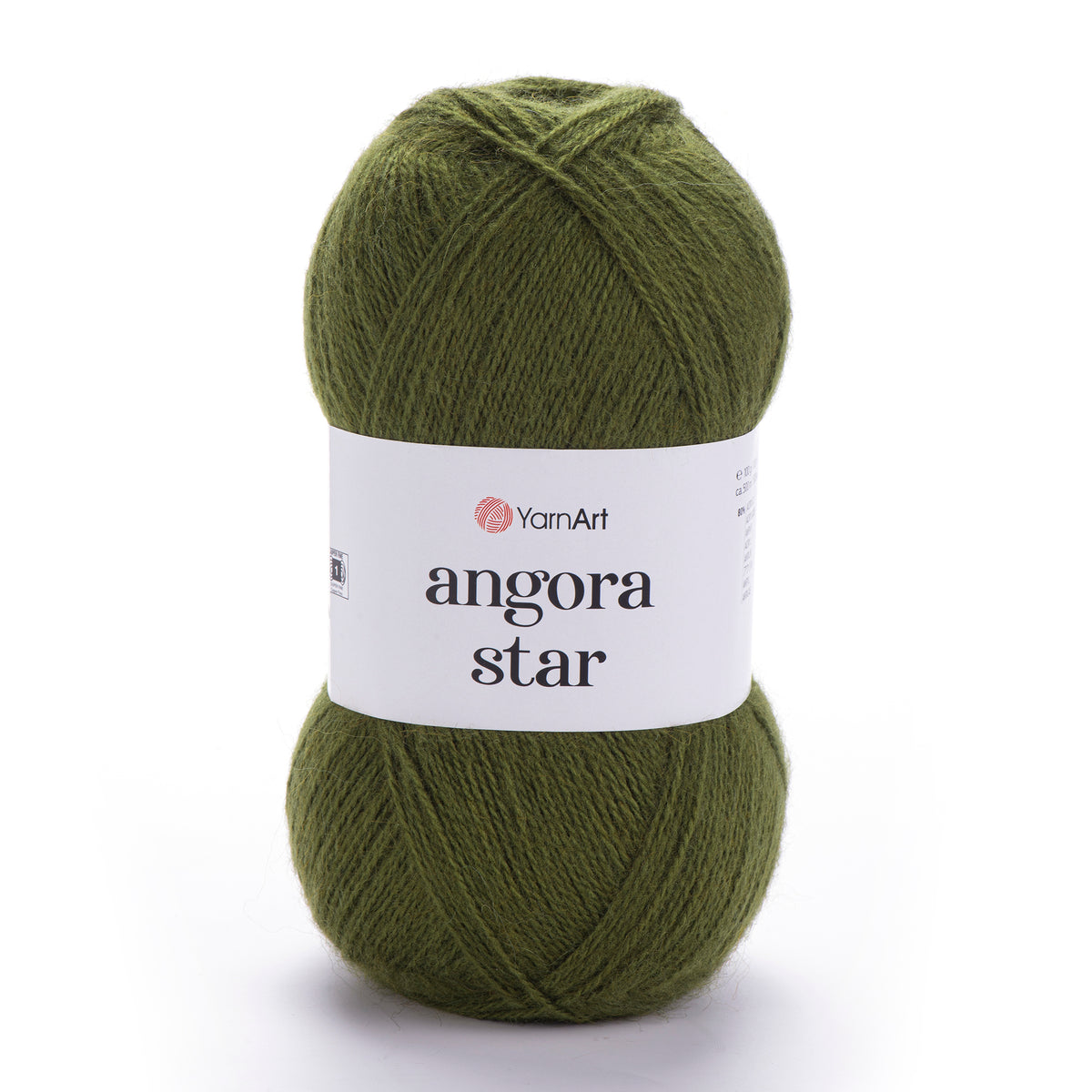YarnArt Angora Star 530 Oliva scuro – filato soffice acrilico e lana