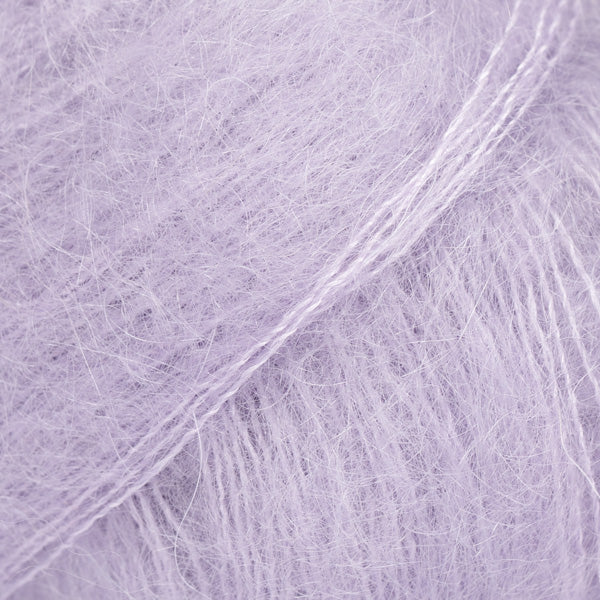 DROPS Kid-Silk 55 Miglaini ceriņu – mohēras un zīda dzija