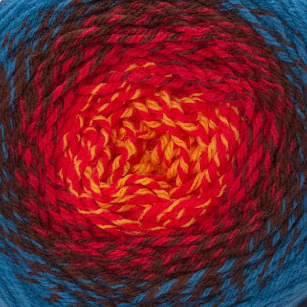 yarnart-flowers-merino 568 Scarlet & Maroon