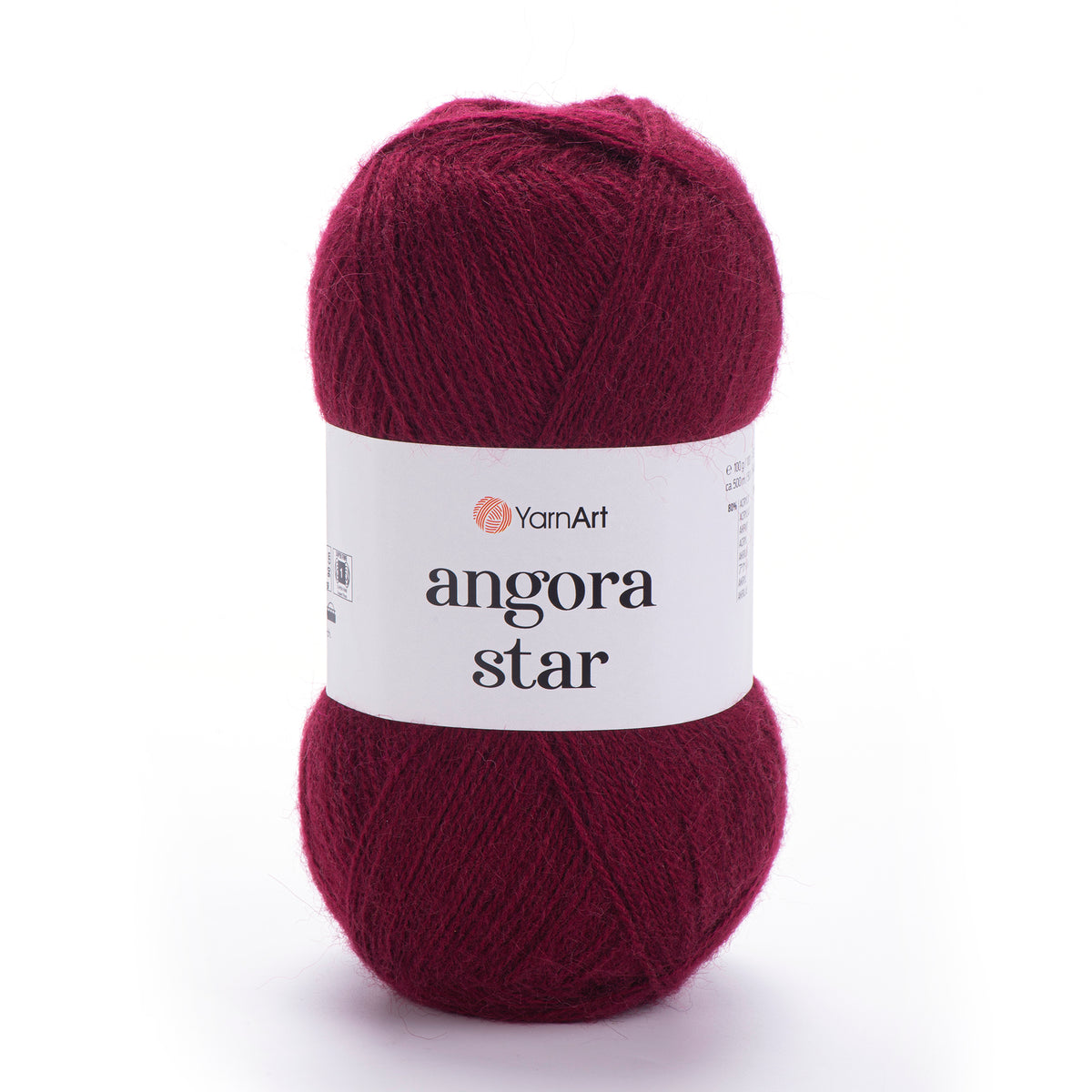 YarnArt Angora Star 577 Bordeaux scuro – filato soffice acrilico e lana