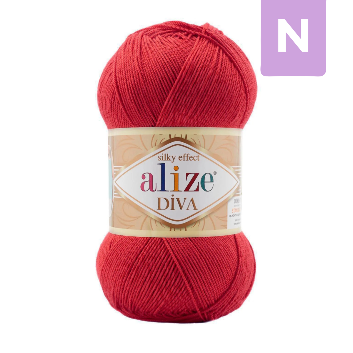 Alize Diva 105 Cherry – silky microfibre summer yarn
