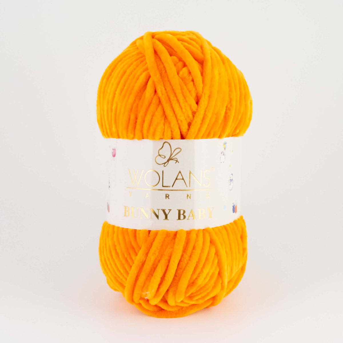 Wolans Bunny Baby 100-67 Orange – chenillegarn