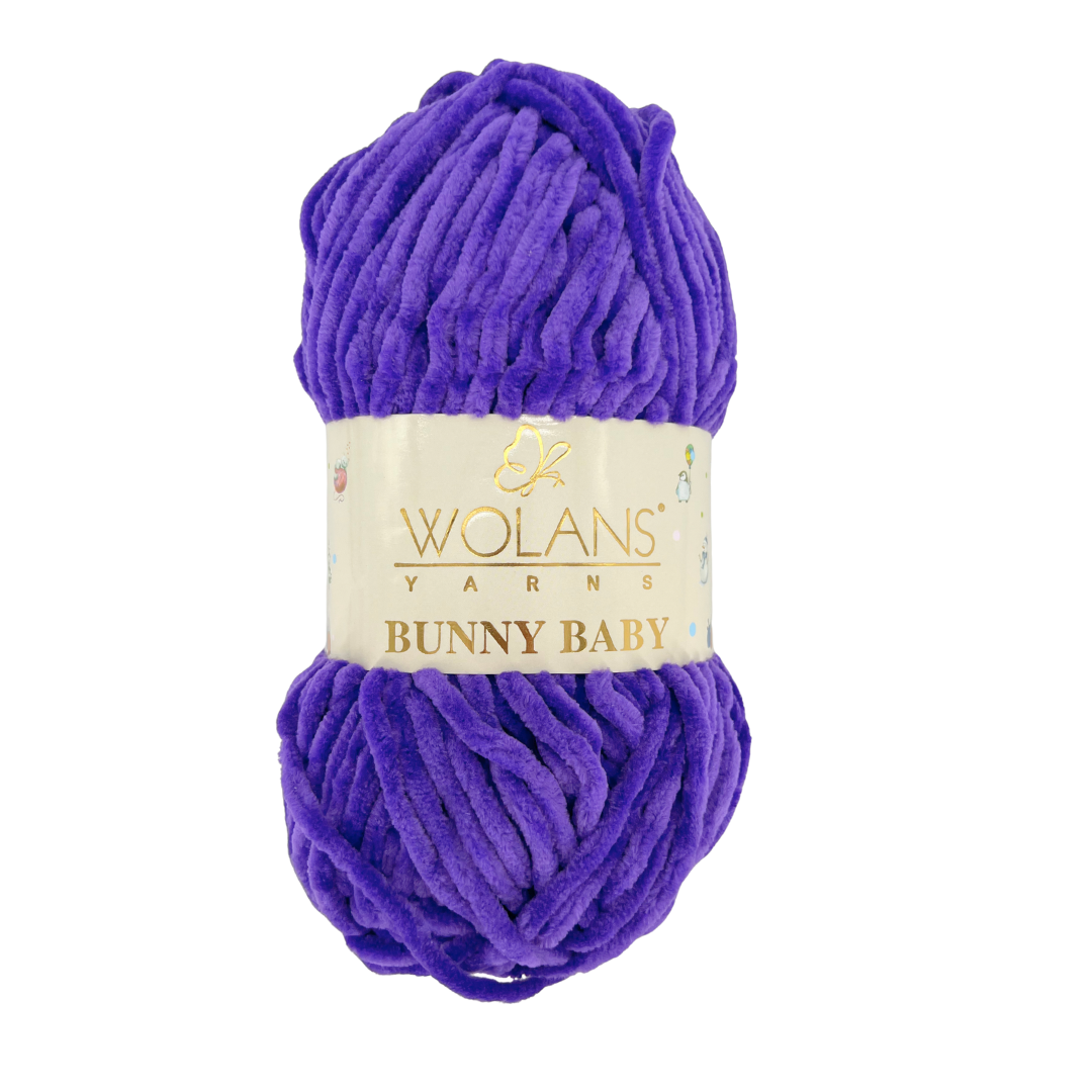 Wolans Bunny Baby 100-95 Violett – chenillegarn