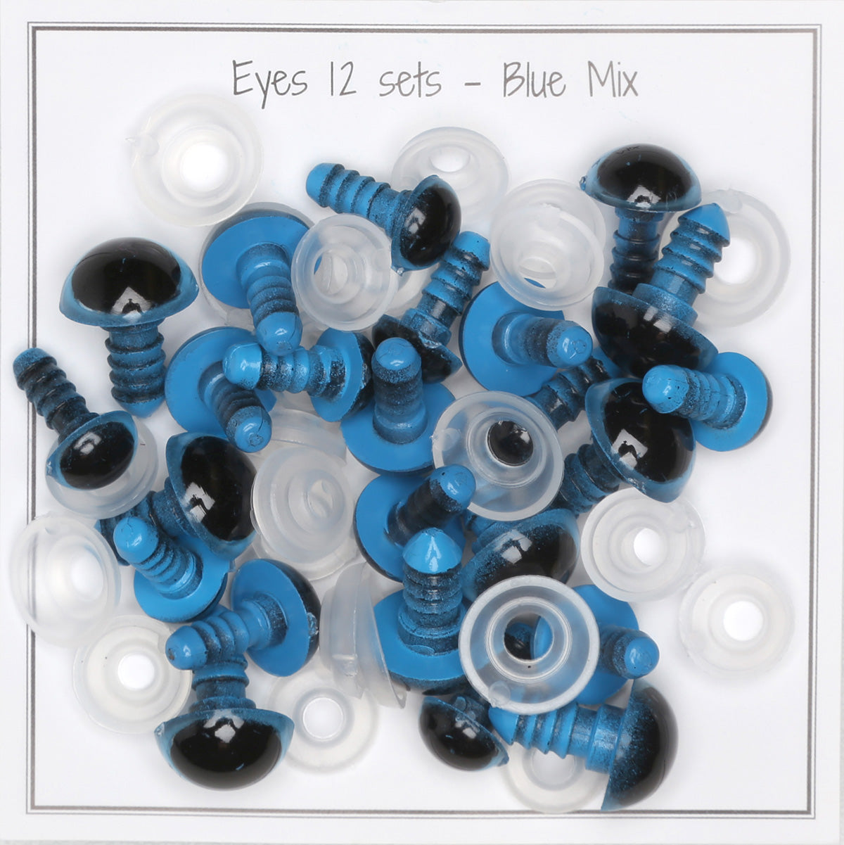 Blue Safety Eyes – Mix Pack (12 Pairs)