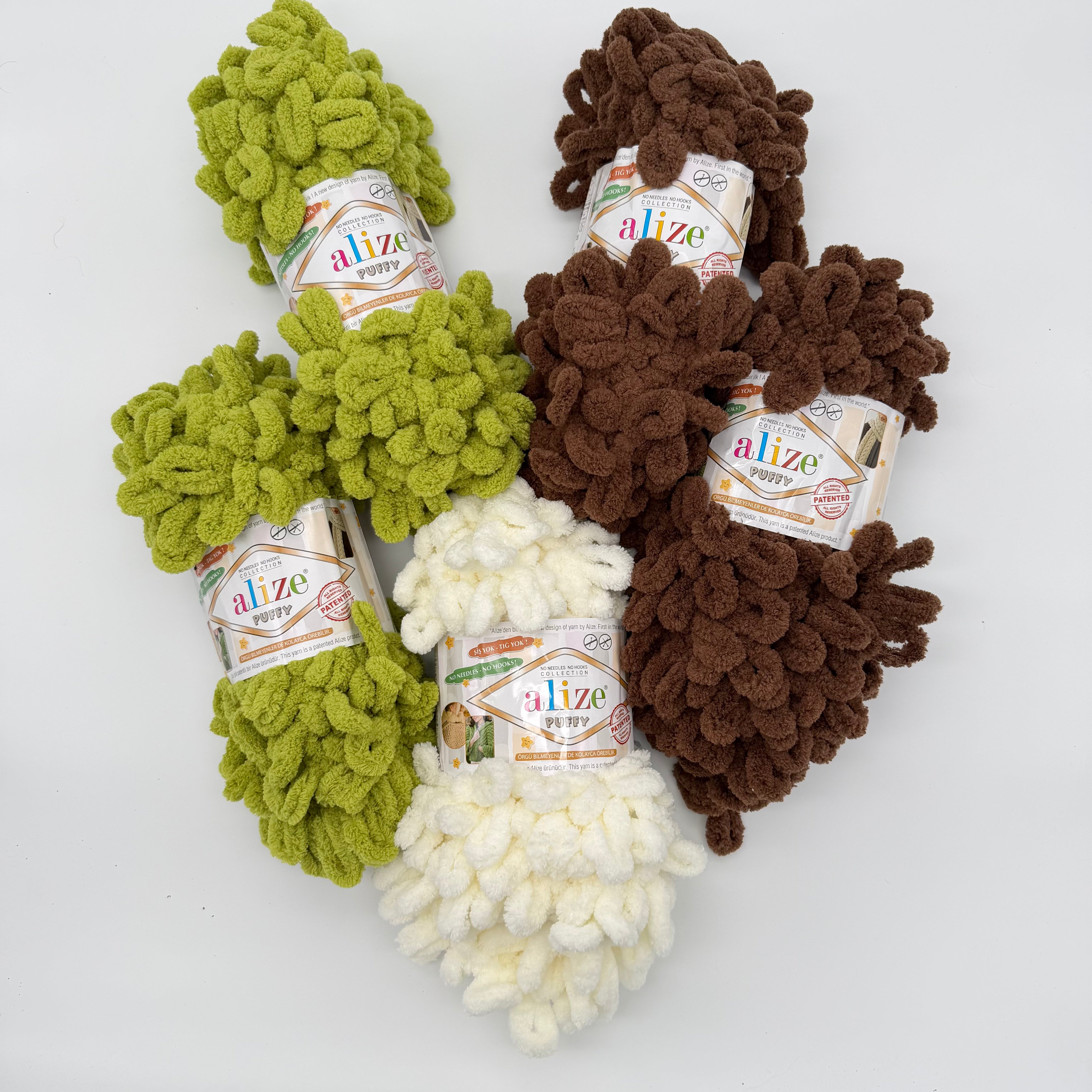 Alize Puffy Yarn Bundle (5 pcs.)