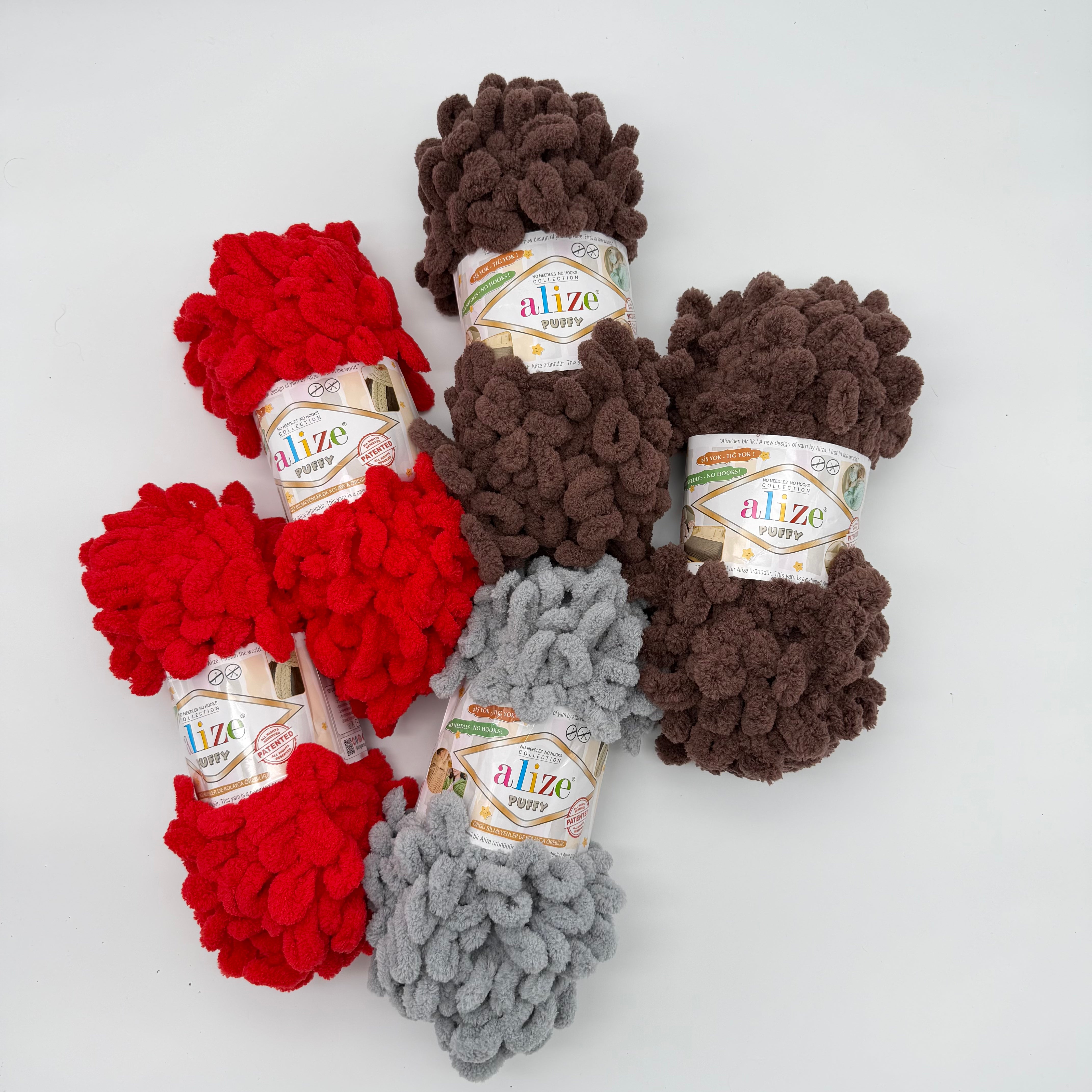 Alize Puffy Yarn Bundle (5 pcs.)