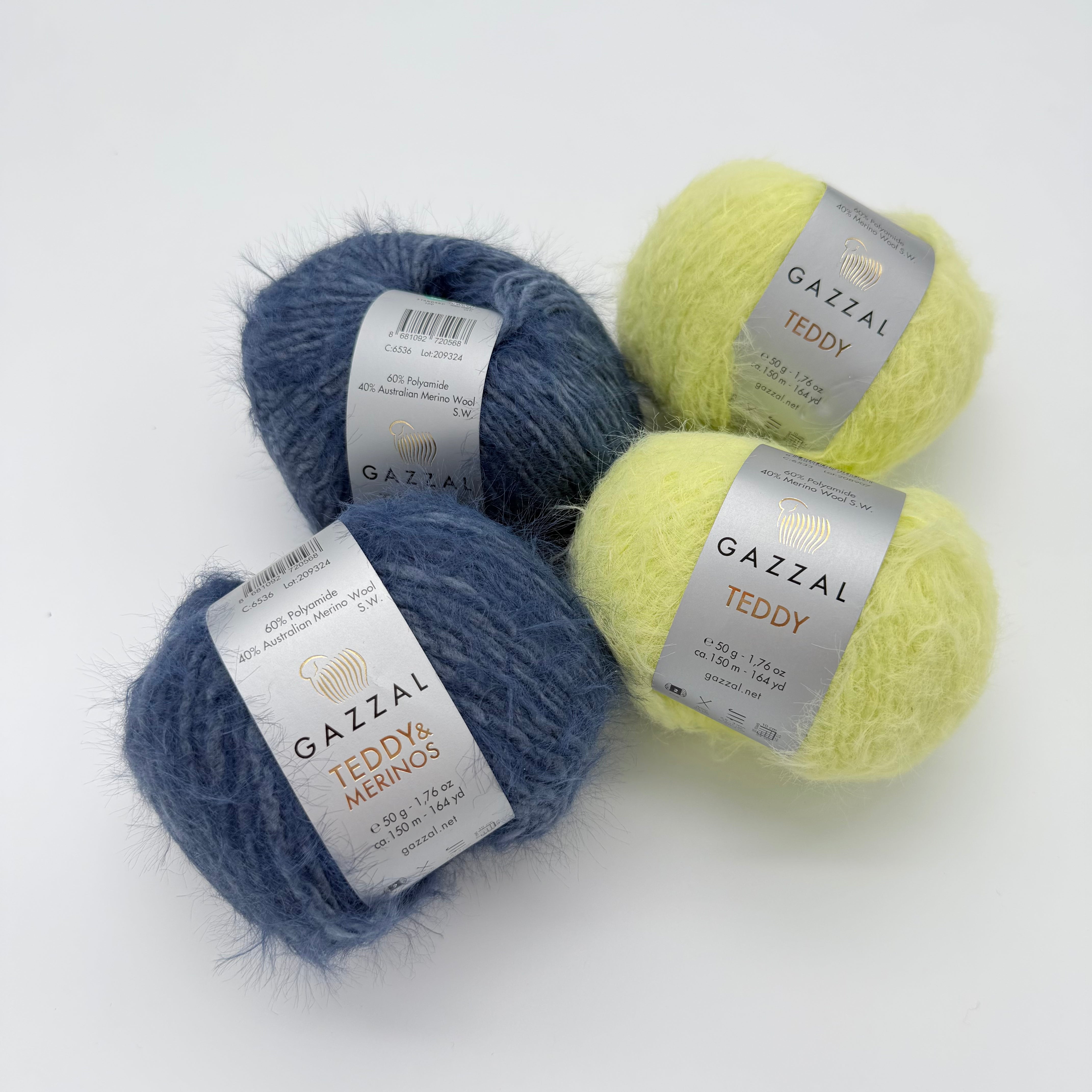 Gazzal Teddy Bundle (4 skeins)