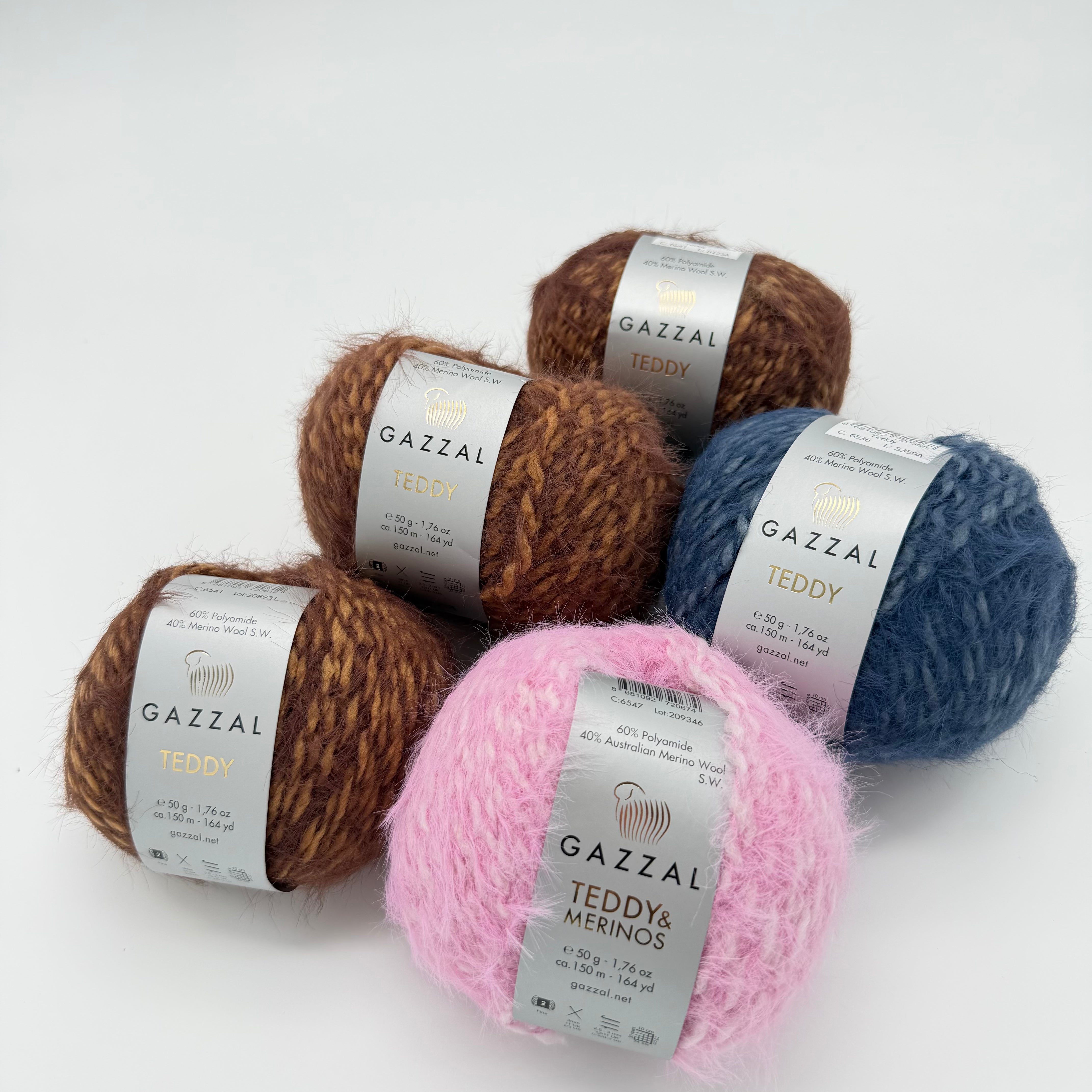 Gazzal Teddy Bundle (5 skeins)