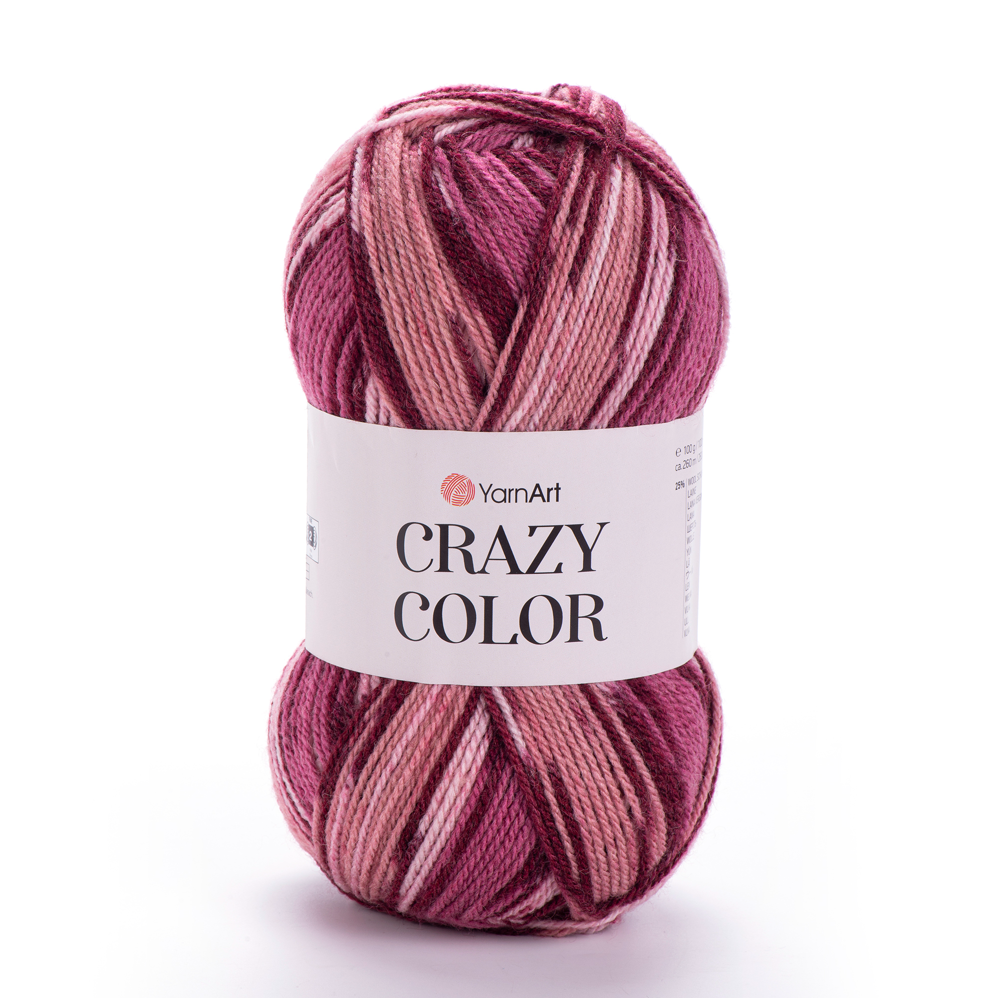 YarnArt Crazy Color – Self-Patterning Wool Blend | VILRITA YarnArt Crazy Color – Self-Patterning Wool Blend | VILRITA