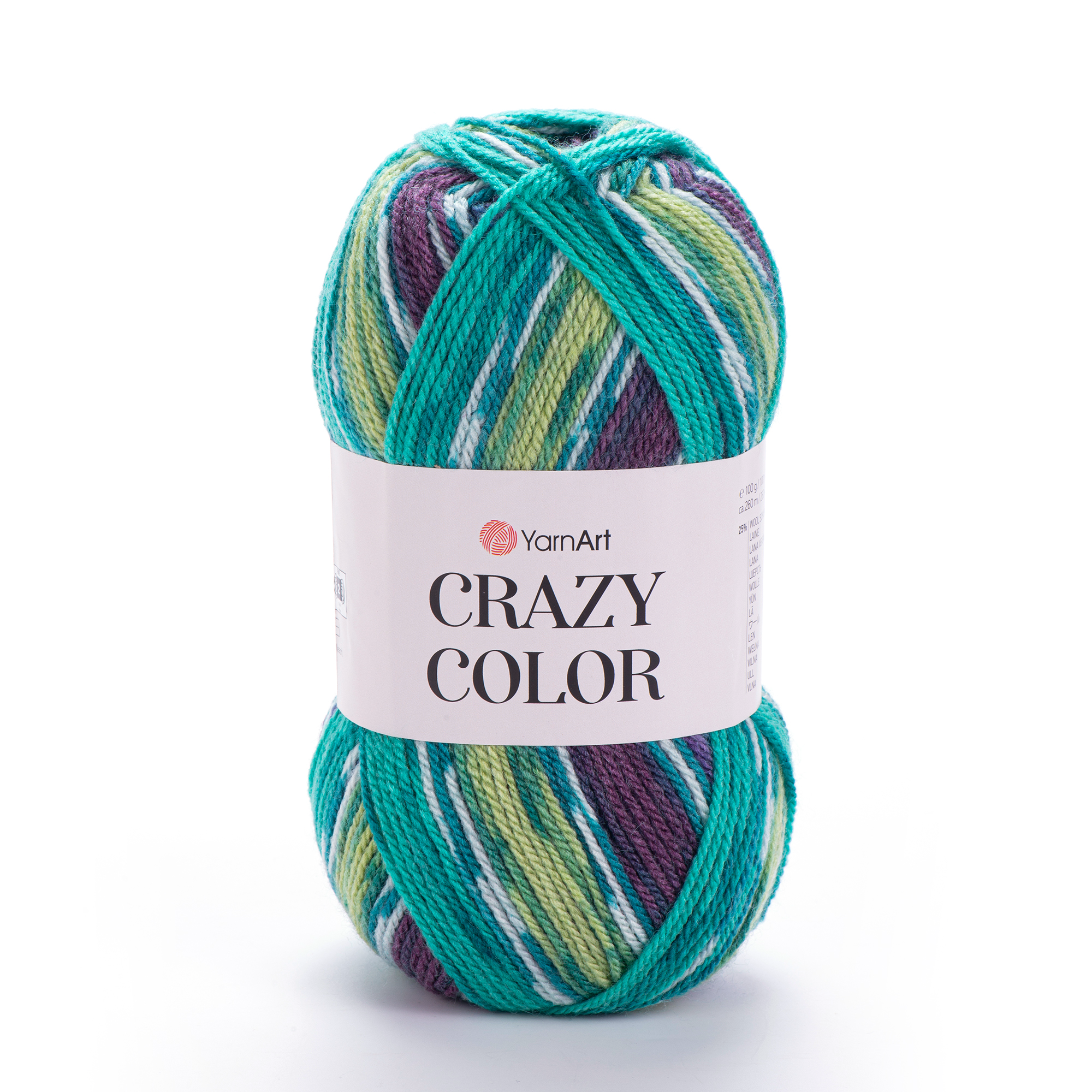 YarnArt Crazy Color – Self-Patterning Wool Blend | VILRITA YarnArt Crazy Color – Self-Patterning Wool Blend | VILRITA