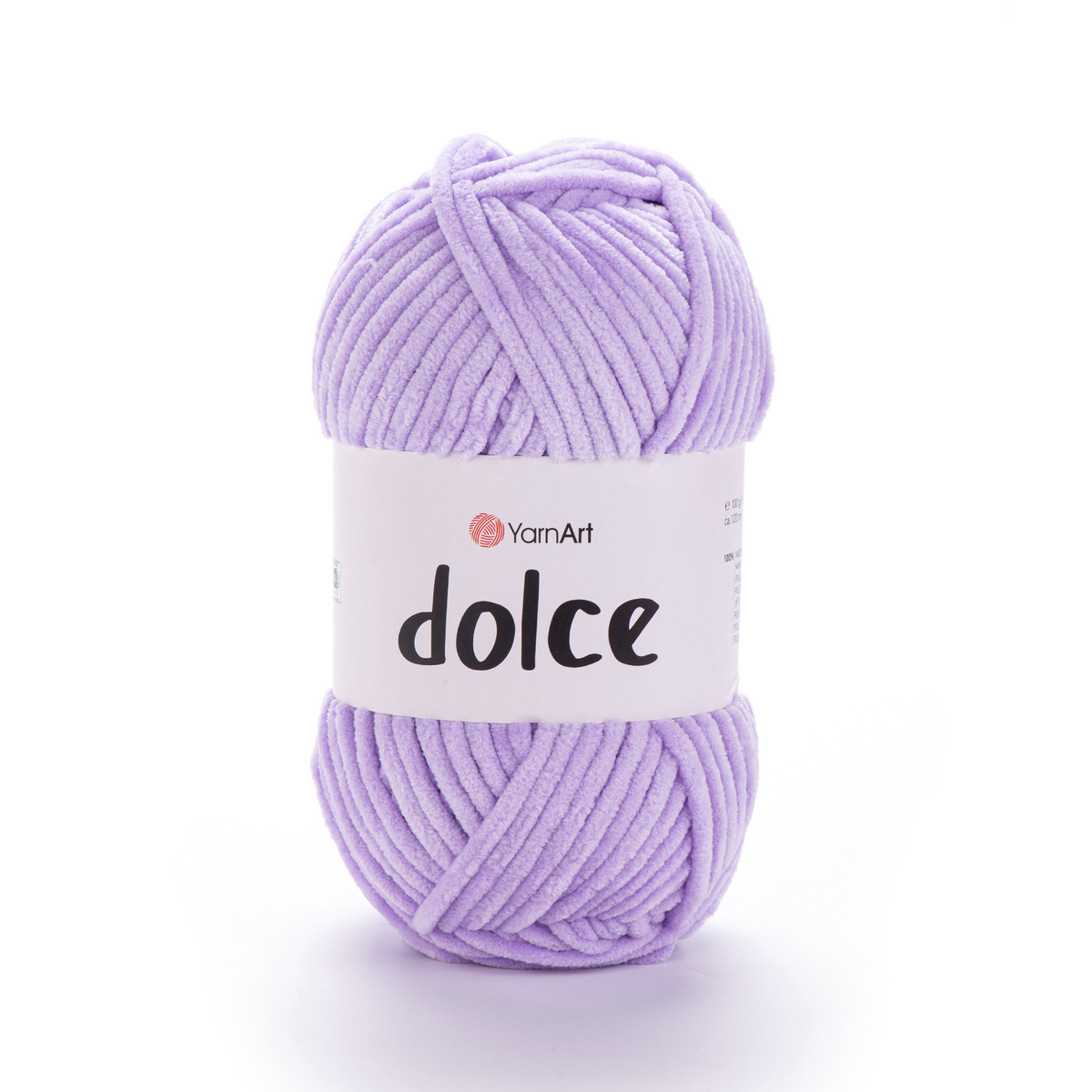 YarnArt Dolce 744 Glicinijų – stori pliušiniai siūlai