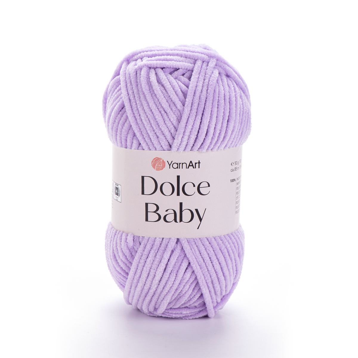 YarnArt Dolce Baby 744 Lavendel – tunt sammetschenillegarn