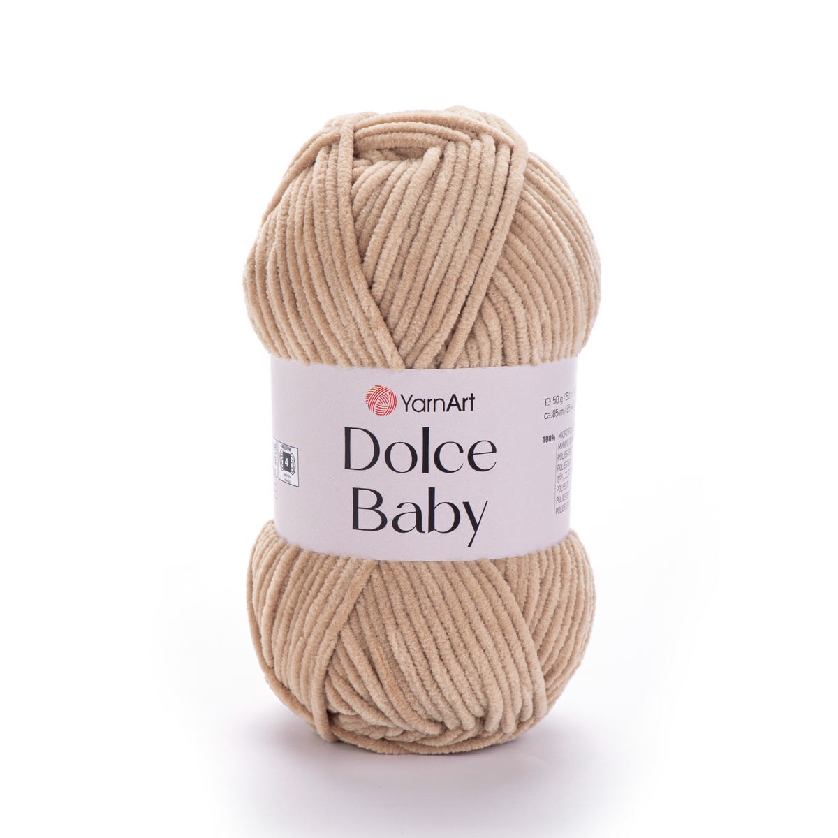 YarnArt Dolce Baby 747 Mink – tunt sammetschenillegarn