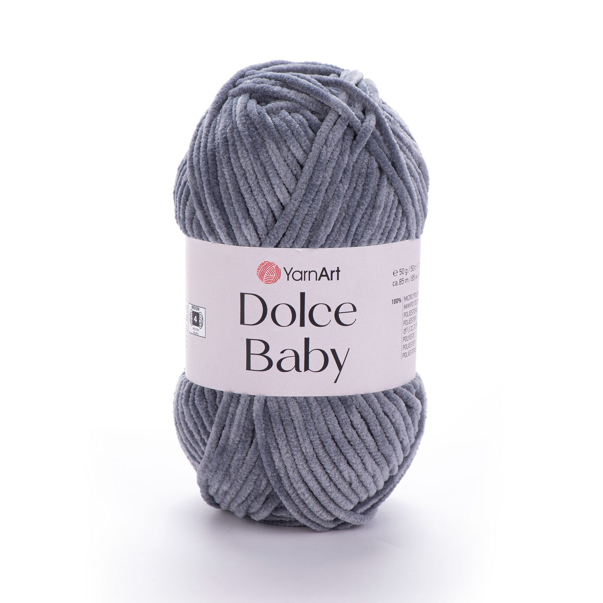 YarnArt Dolce Baby 760 Skiffer – tunt sammetschenillegarn