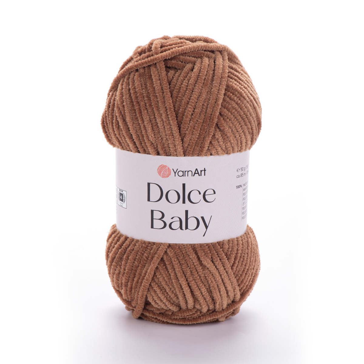 YarnArt Dolce Baby 765 Kakao – tunt sammetschenillegarn