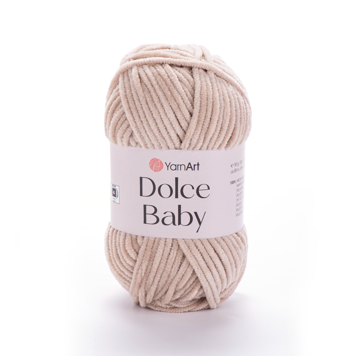 YarnArt Dolce Baby 771 Sten – tunt sammetschenillegarn