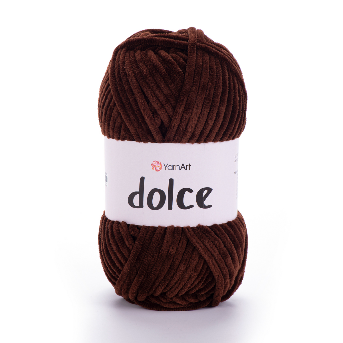 YarnArt Dolce 775 Tamsiai ruda – stori pliušiniai siūlai