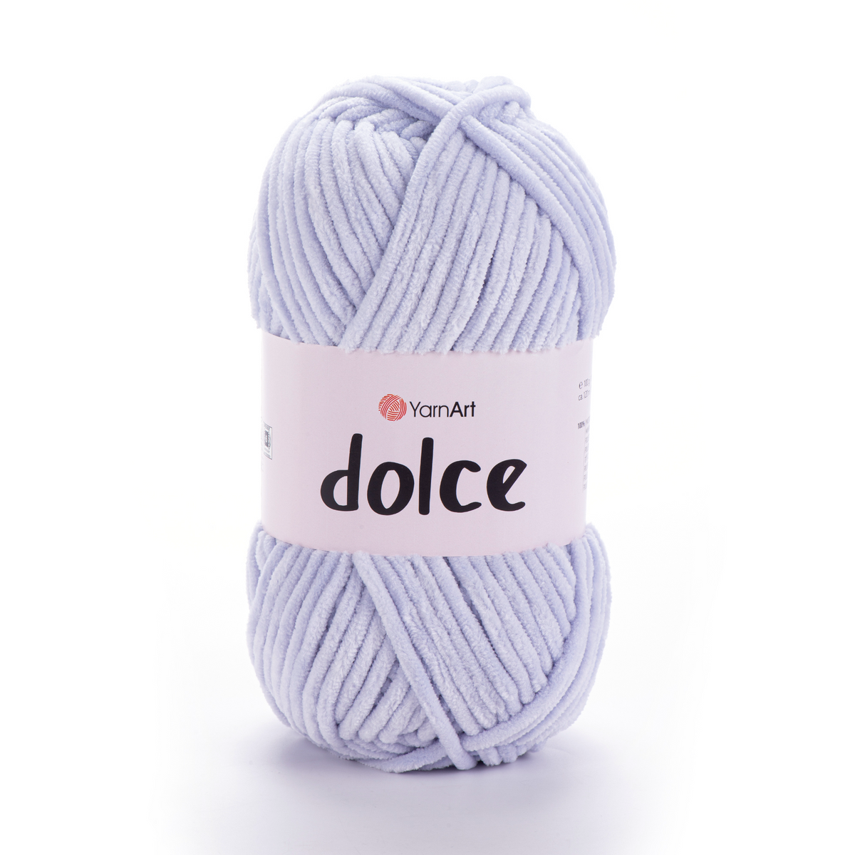 YarnArt Dolce 776 Pudrinė mėlyna – stori pliušiniai siūlai