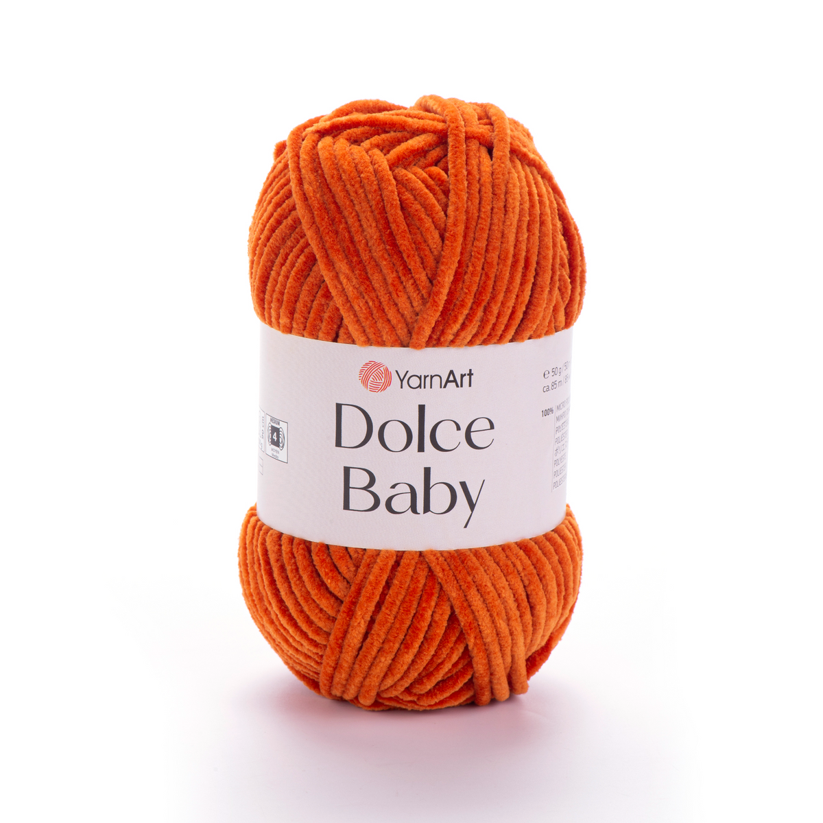 YarnArt Dolce Baby 778 Rost – tunt sammetschenillegarn