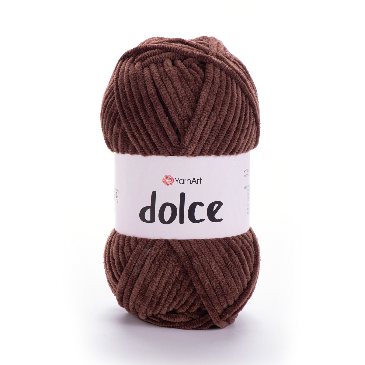 YarnArt Dolce 791 Tamsiai ruda – stori pliušiniai siūlai