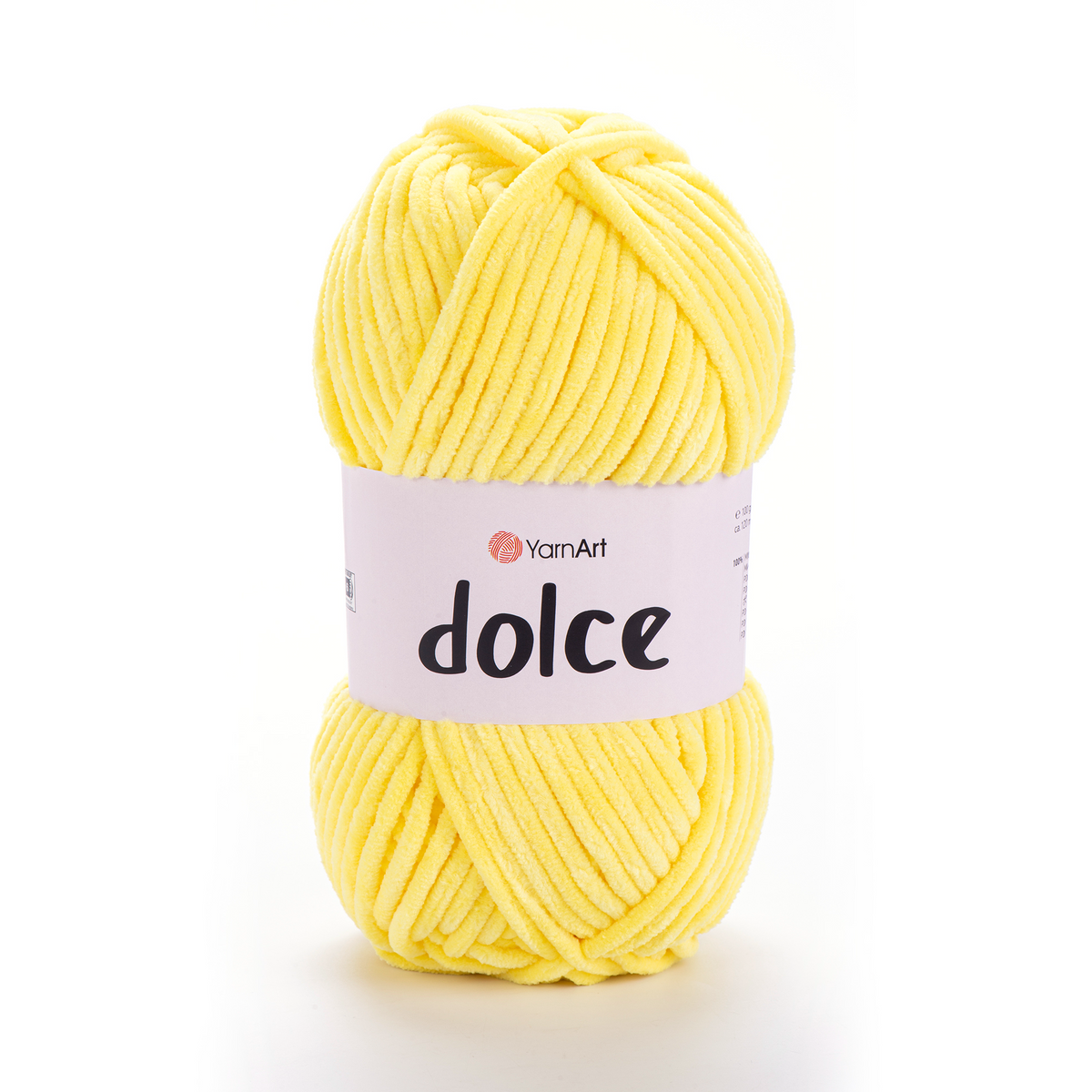 YarnArt Dolce 851 Sviesto – stori pliušiniai siūlai