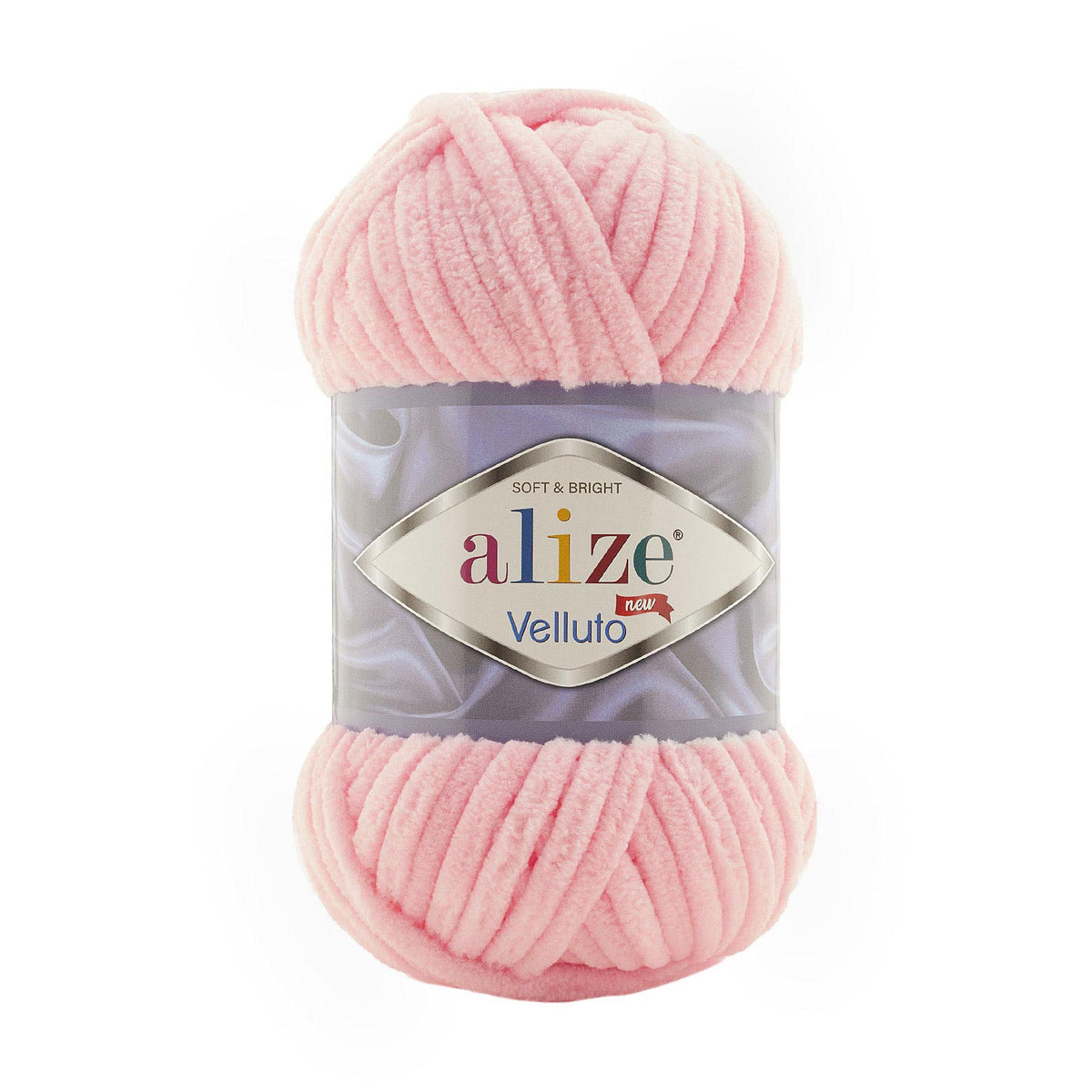 Alize Velluto 161 Puderrosa – grovt chenillegarn