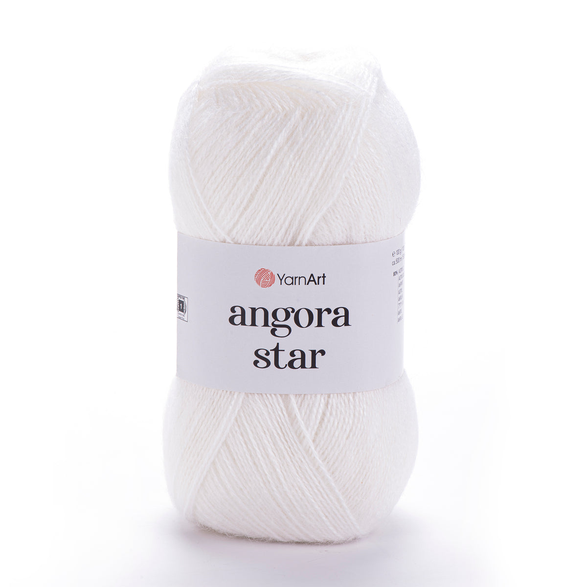 YarnArt Angora Star 501 Argento – filato soffice acrilico e lana