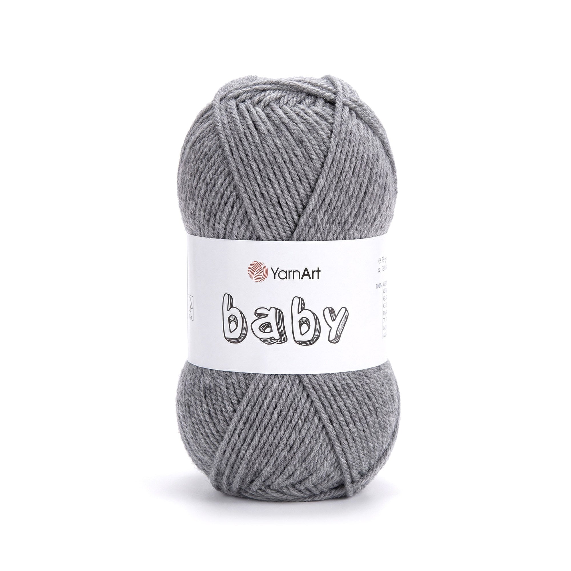 YarnArt Baby 29 Dark Grey – acrylic baby yarn