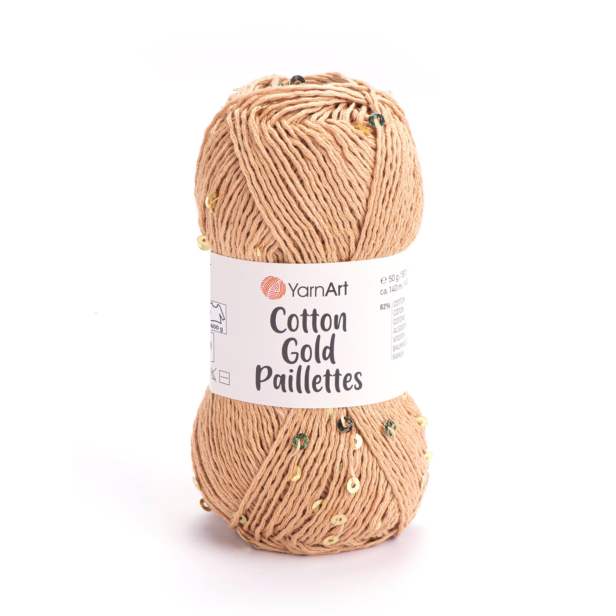 YarnArt Cotton Gold Paillettes