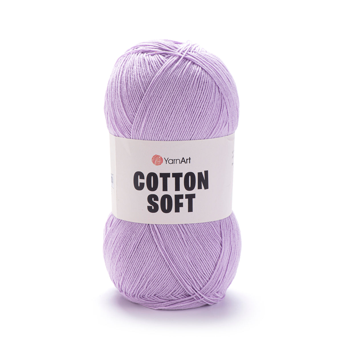 YarnArt Cotton Soft 19 Lavandas – plāna kokvilnas un akrila dzija