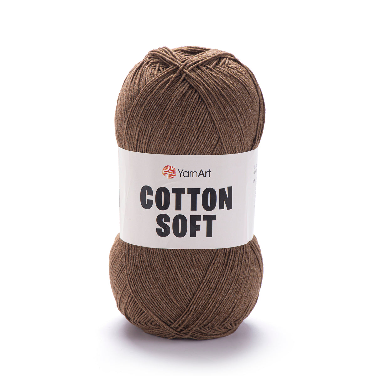 YarnArt Cotton Soft 40 Tumši brūna – plāna kokvilnas un akrila dzija