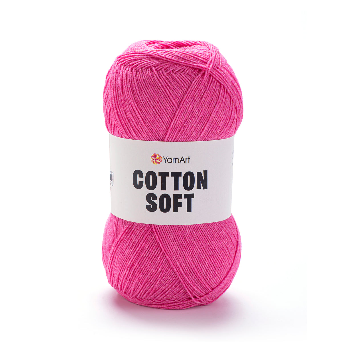 YarnArt Cotton Soft 42 Madženta – plāna kokvilnas un akrila dzija