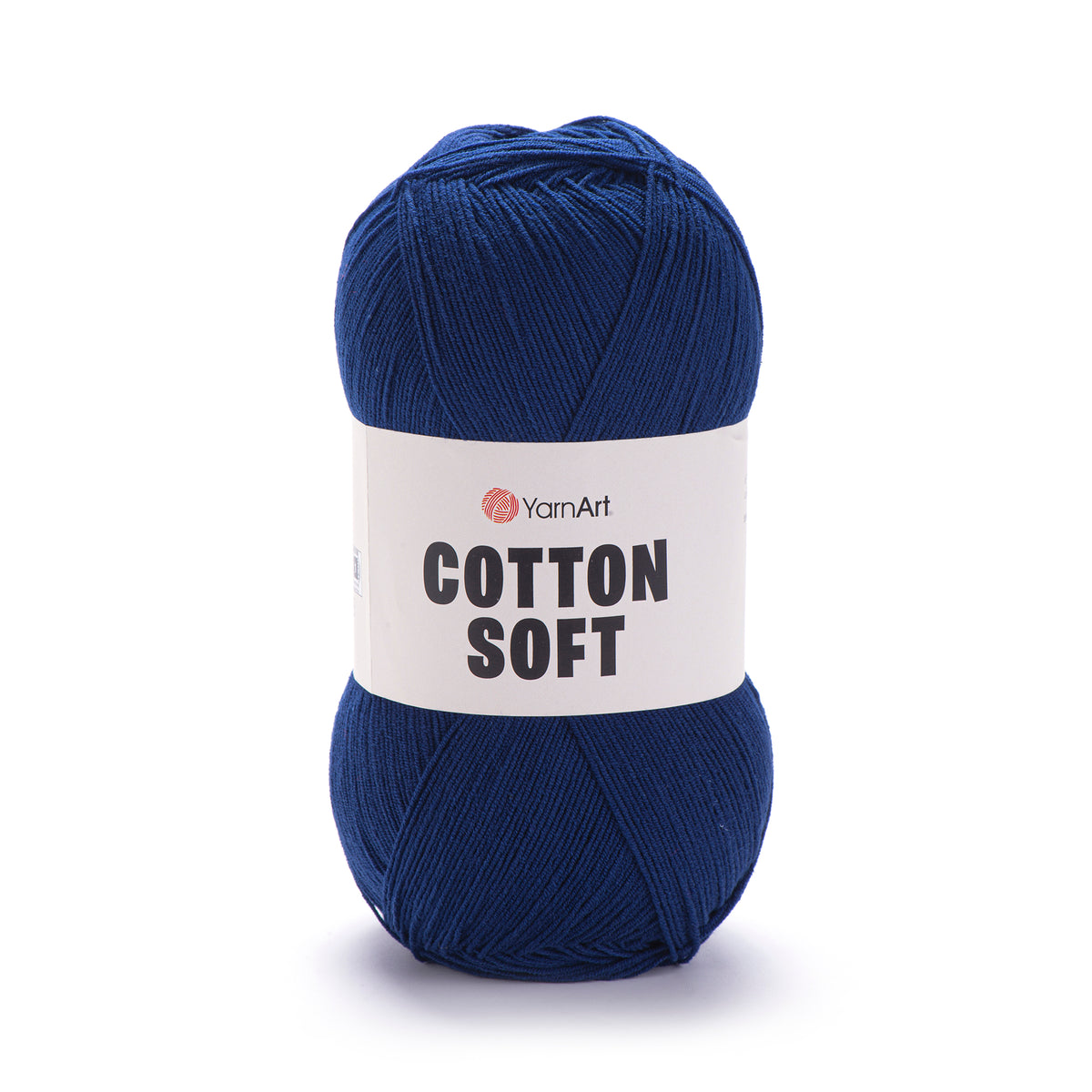 YarnArt Cotton Soft 54 Tumši zila – plāna kokvilnas un akrila dzija